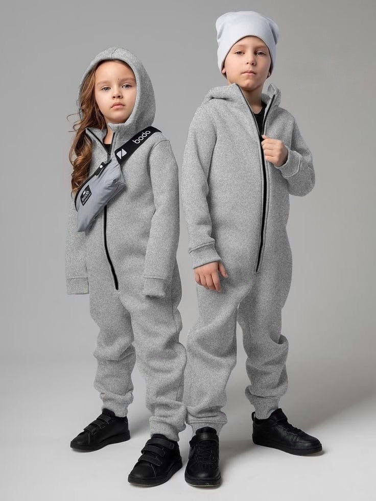 Kids Winter Hooded Style Fleece Romper (each)