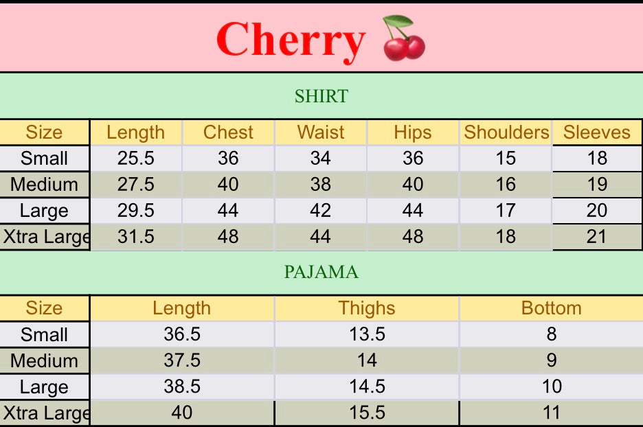 W&R strips pjs sets