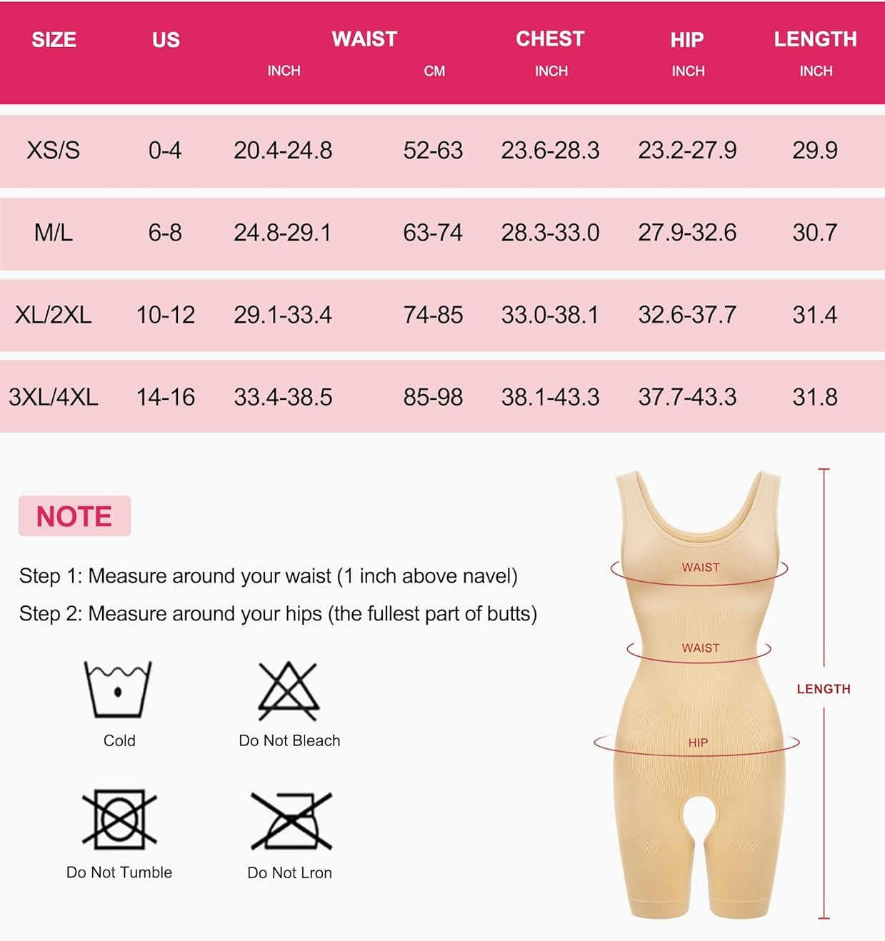 Gotoly Shapewear for women Scoop Neck Tank Tops Bodysuits Jumpsuits Waist Trainer Full body Shaper