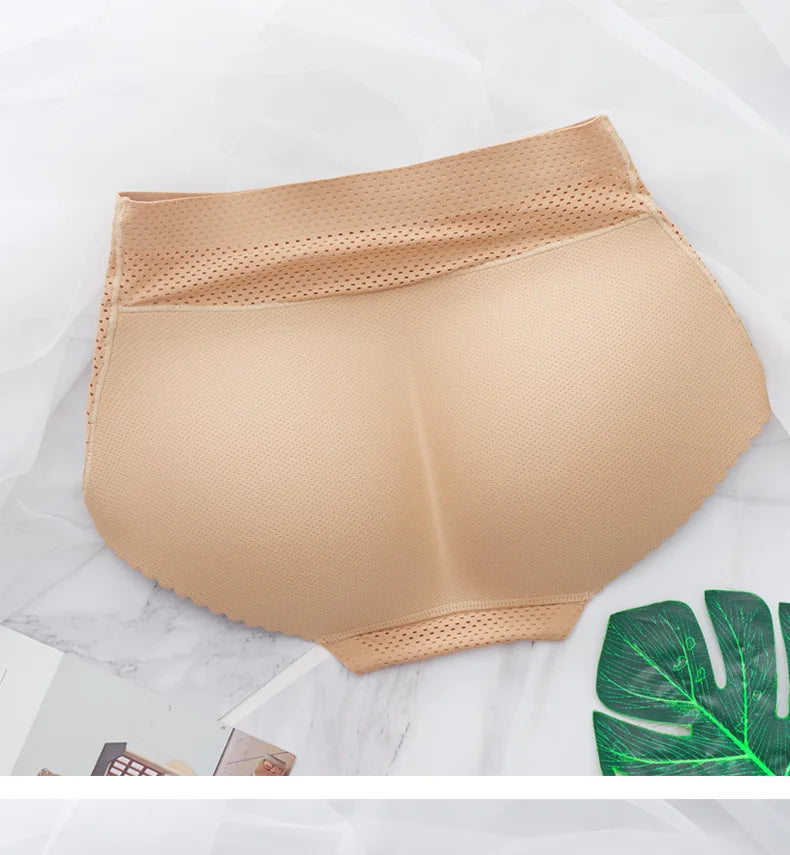 Mid Waist Rib Padded Panty Style Butt Lifter Hip Enhancer 5009