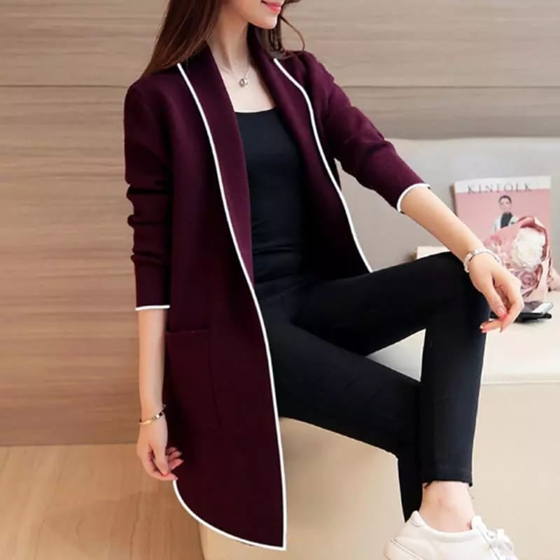 WOMEN LAPEL CASUAL COAT