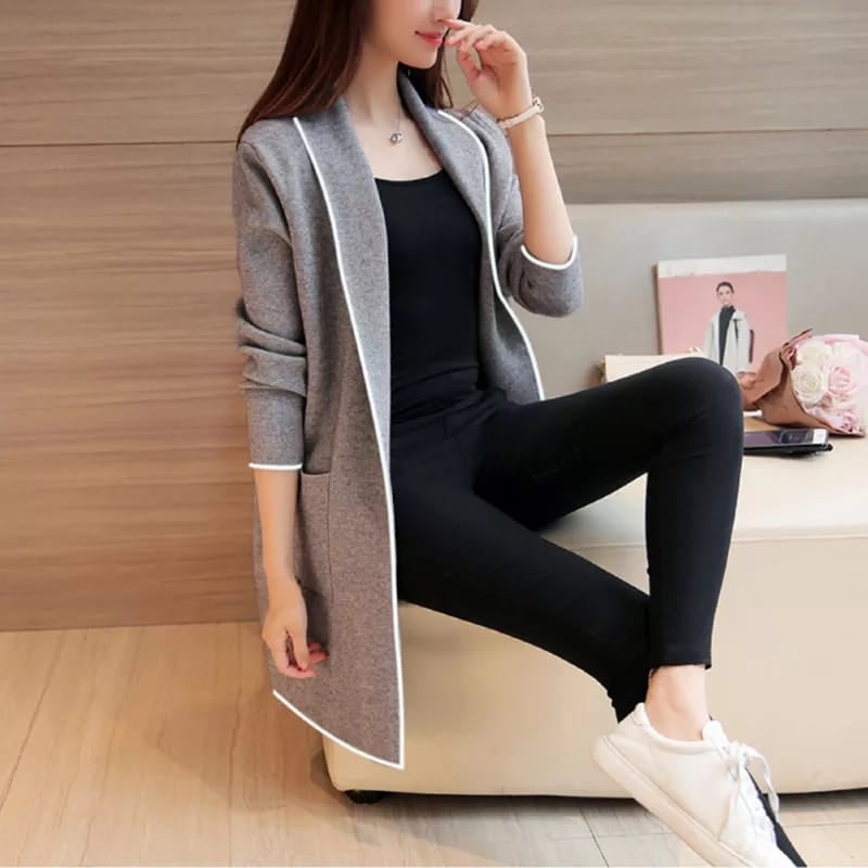 WOMEN LAPEL CASUAL COAT