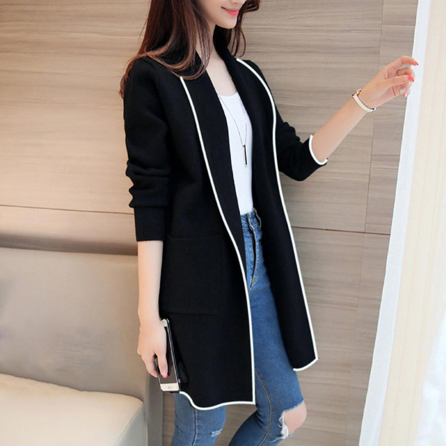 WOMEN LAPEL CASUAL COAT