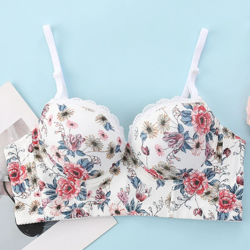 Della Floral Padded Bra and Panty Set