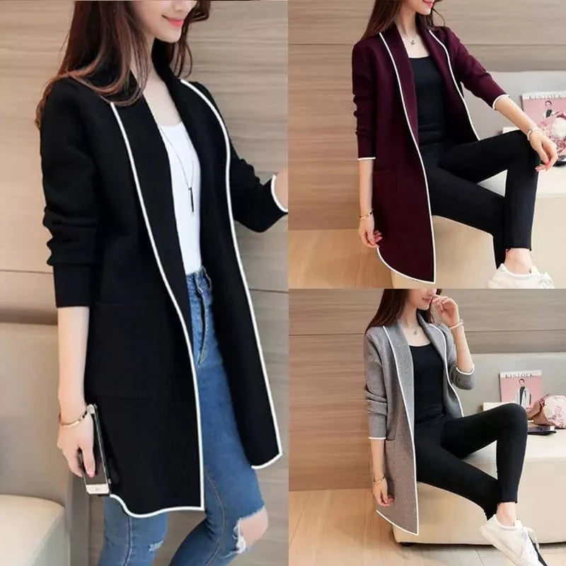 WOMEN LAPEL CASUAL COAT