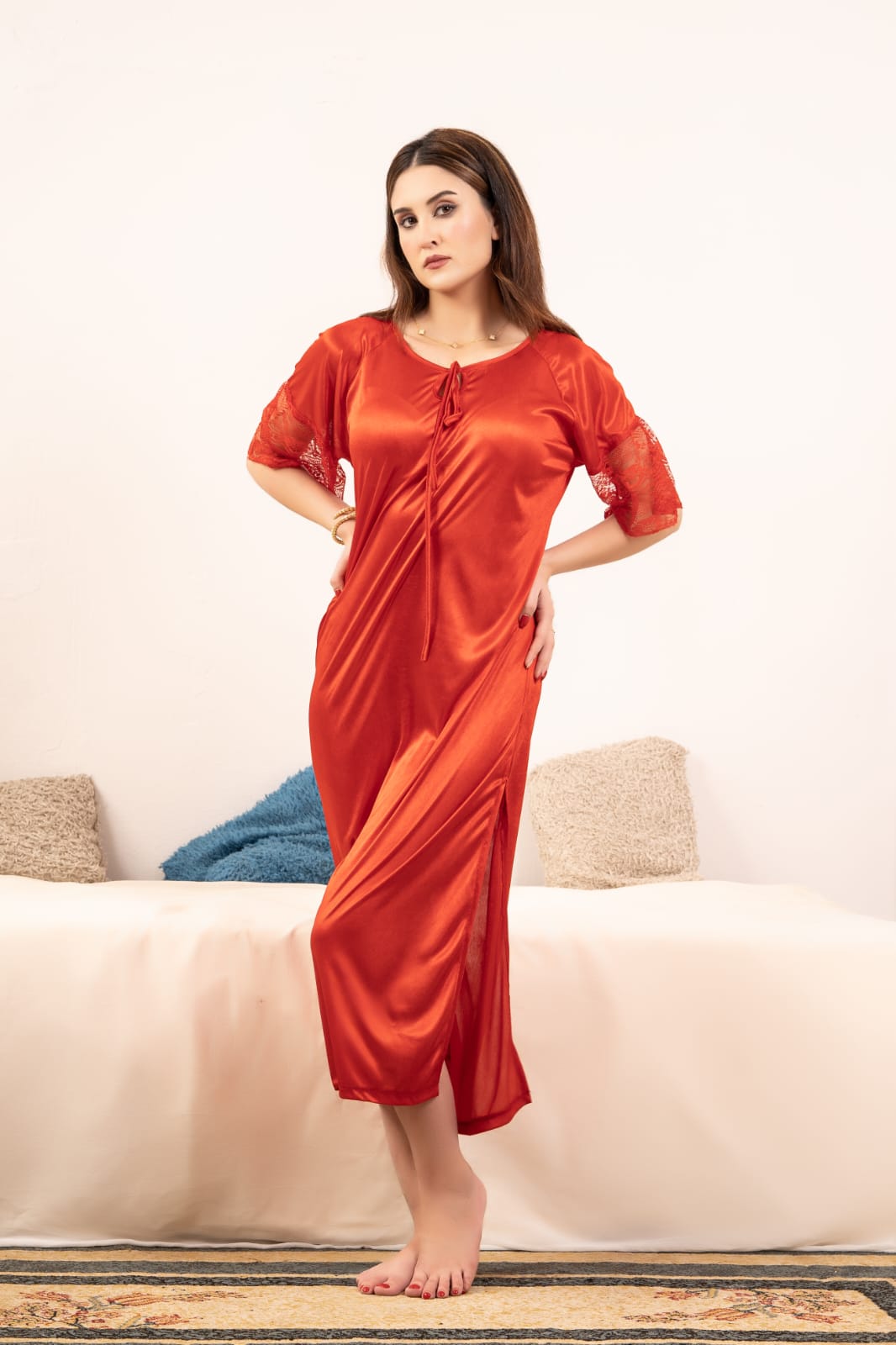 Cozy Attire Single piece Imported long Gown