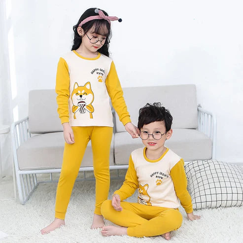 HAPPY GROWTH CAT PRINTED KIDS WEAR