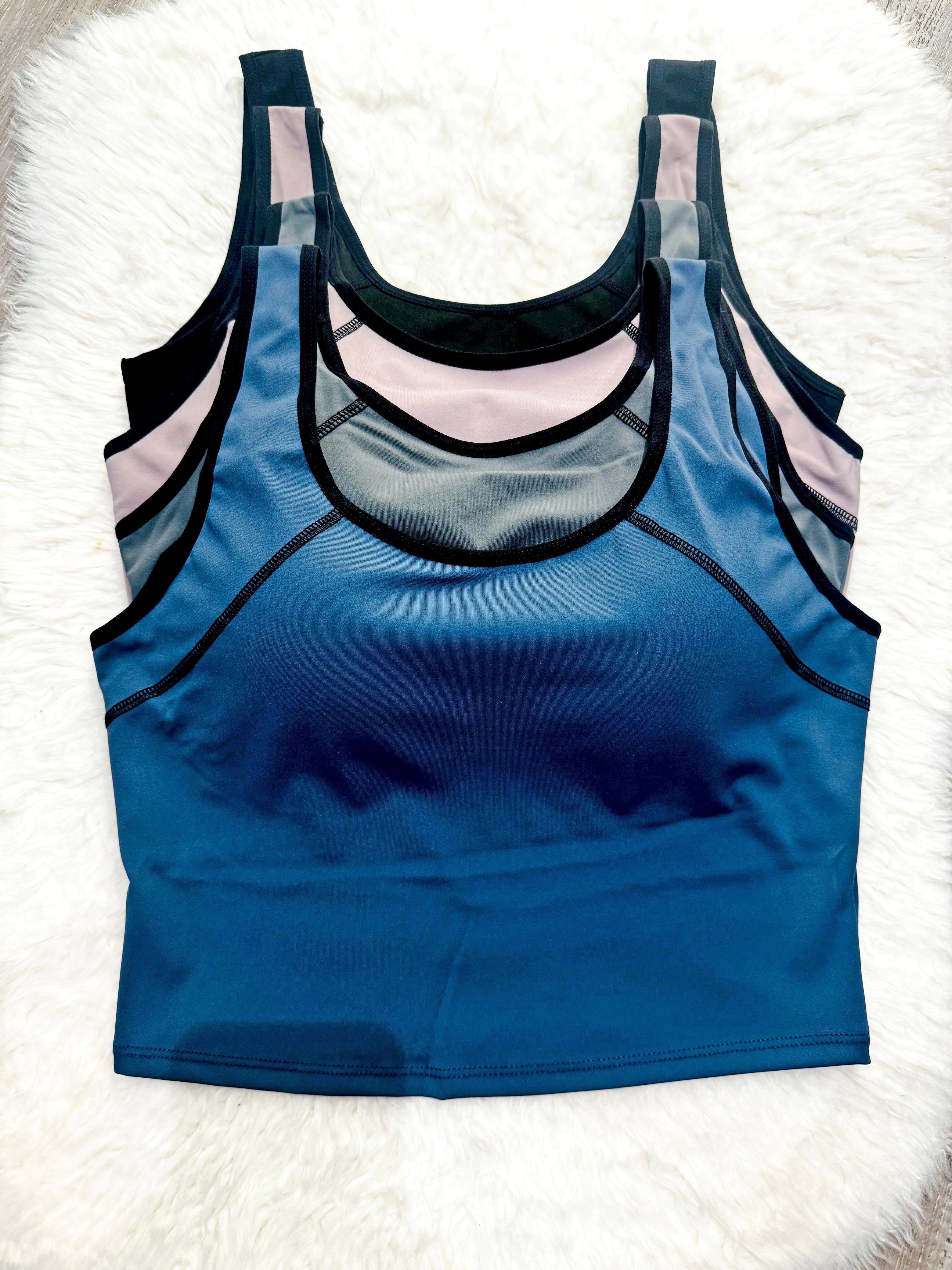 Sajiero Tank Pushup Sports Bra