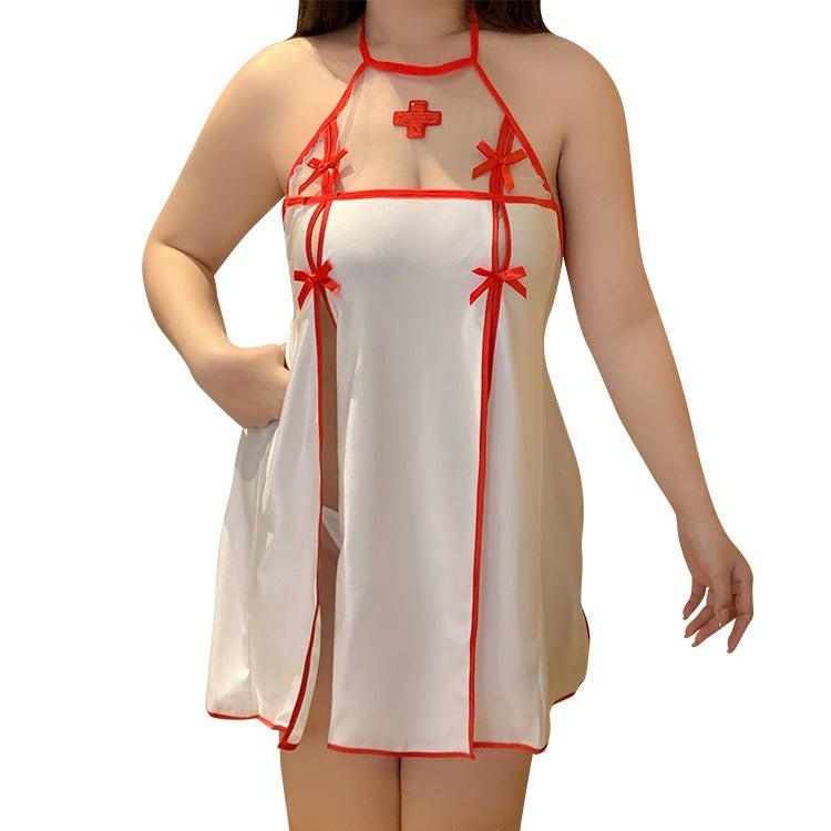 Critical Seduction Plus Size Nurse Roleplay Lingerie