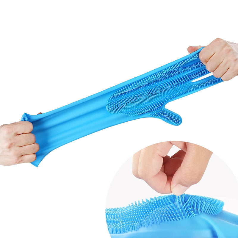 Water Proof Dishwashing Silicone Cleaning Gloves